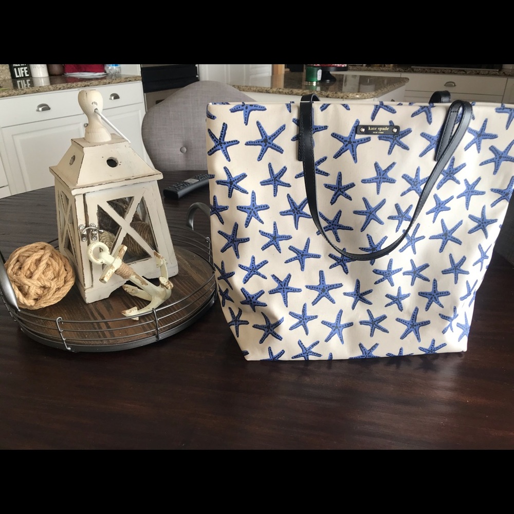 Kate Spade Starfish Bon Shopper tote NWOT